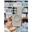New Carbon Fiber Stand & Camera Bumper Metal For Samsung 