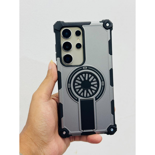 Shockproof Kickstand Spinner MagSafe Phone Case for Samsung Galaxy