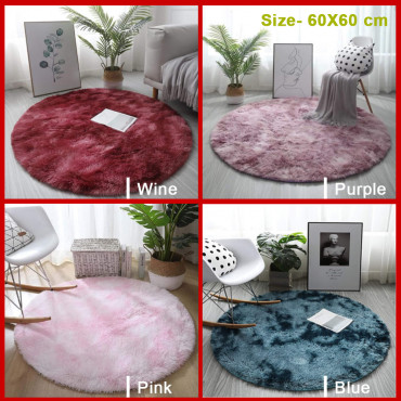 Round Mini Floor Rug...