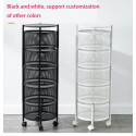 5 Layer Round Shape Kitchen Rack