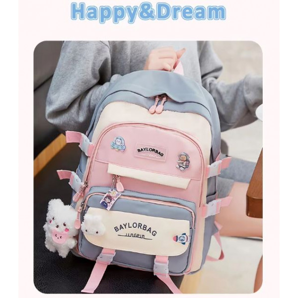School Bag Monday Lucy (Blue)