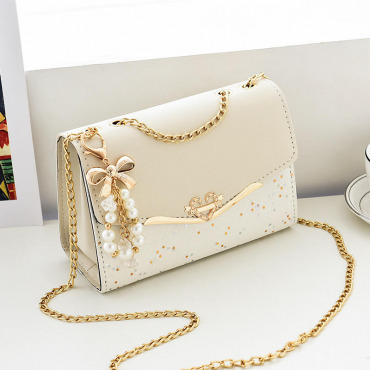Starry Pearl Handbag (Khaki)