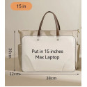 Women Large Capacity Outdoor Tote Bag (অফ হোয়াইট কালার)