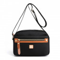 Nylon Fashion Cross-body Bag(black)