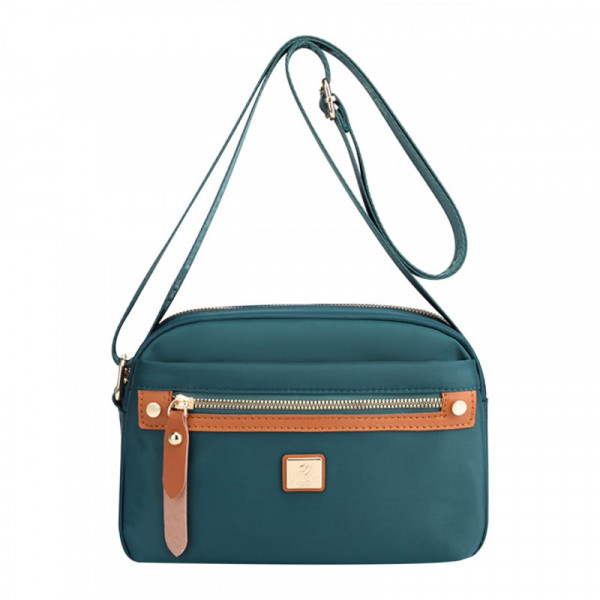 Nylon Fashion Cross-body Bag(Green)