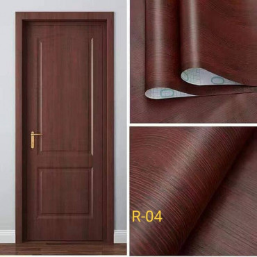 Wood door sticker...