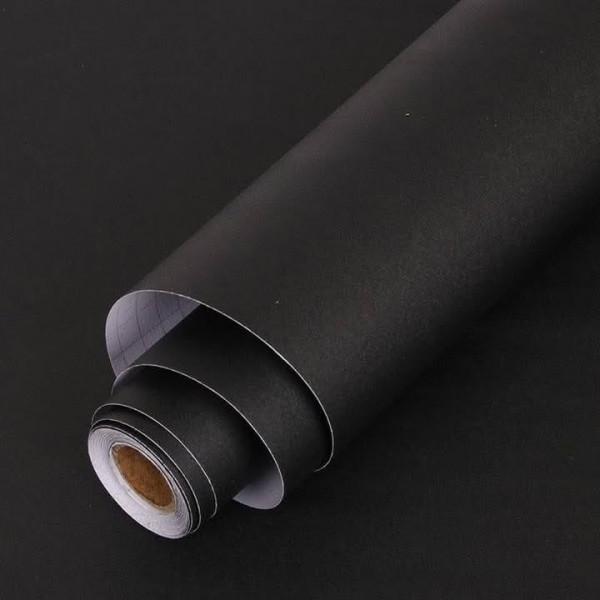 pvc black sticker 