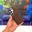 Luxury Vintage PU Leather Case For Samsung Galaxy 