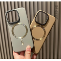 iPhone 17 Series Matte Finish Skin-Feel Magnetic Case with Built-in Lens Holder & Drop Protection