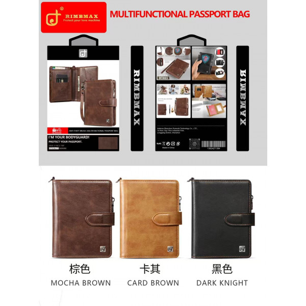 RFID Leather Men Wallets (Money bag) Coin Zipper Mini Male Purses Card Holder Wallet - Wallet - Wallet For Men
