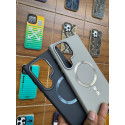 Matte Finish Skin-Feel Magnetic Case for Samsung with Built-in Lens Holder & Drop Protection