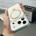 Magnetic Charging Ring Stander Full Cover Hybrid Anti-Slip Hard PC Soft TPU Phone Case for iPhone