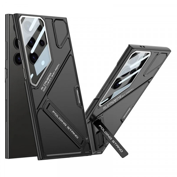Luxury GKK Plating Camera Glass Protective Kickstand Case for Samsung Galaxy S26 S25 S24 Ultra