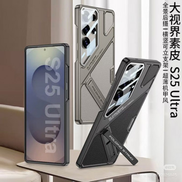 Luxury GKK Plating Camera Glass Protective Kickstand Case for Samsung Galaxy S26 S25 S24 Ultra