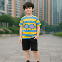 একটি টি-শার্ট একটি প্যান্ট y-step