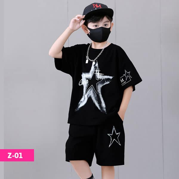 বাচ্চাদের জন্য প্রিমিয়াম টি শার্ট এবং প্যান্ট সেট 