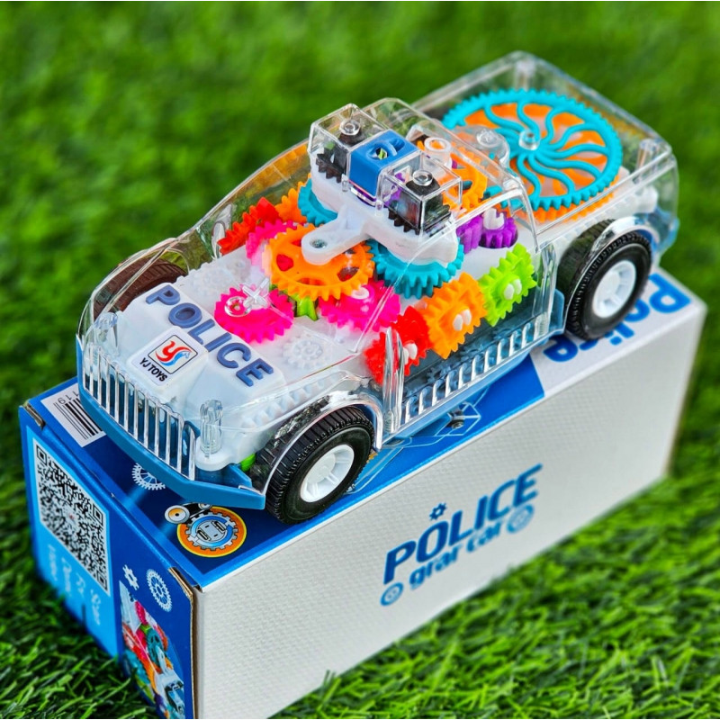 Transparent Police Car