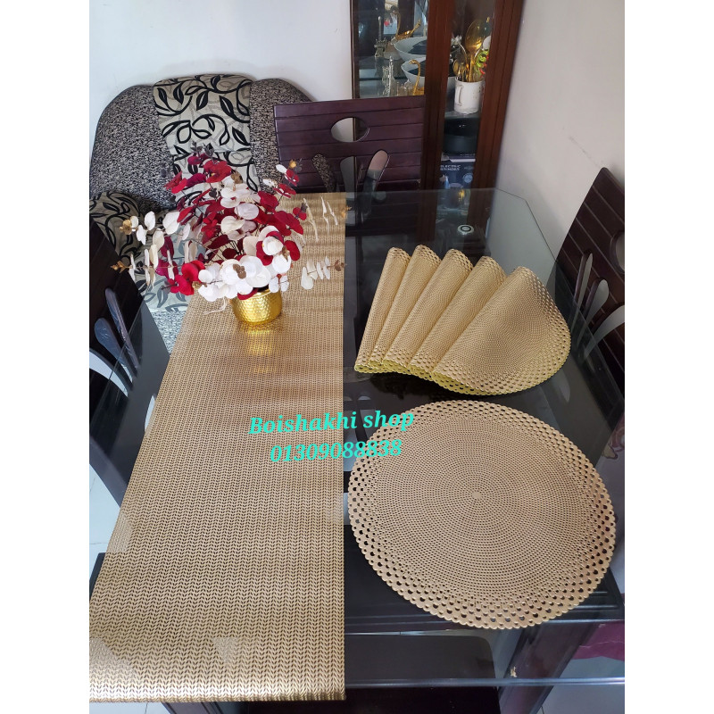 PVC Dining Mat with runner