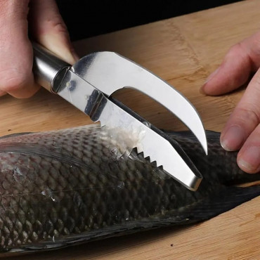 2in1 Fish Scale Brush Cut/Scrape/