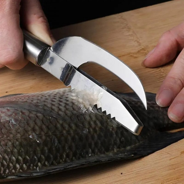 2in1 Fish Scale Brush Cut/Scrape/