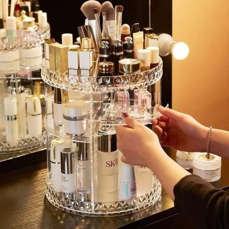360 Degree Rotating Cosmetic Storage Box