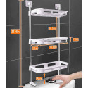 Multifunctional Toilet Storage Shelf
