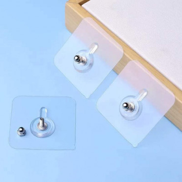40 pcs Transparent Wall Hooks
