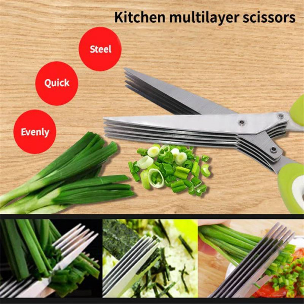 5 Blades Kitchen Scissor(3 pcs)