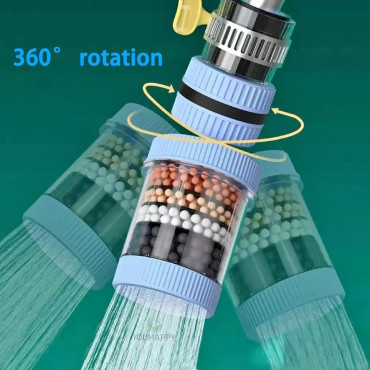 ১ পিস-6 Layers Water Filter Tap ( 360° রোটেটেবল ) 
