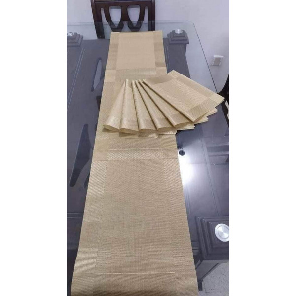 PVC Dining Mat with runner 