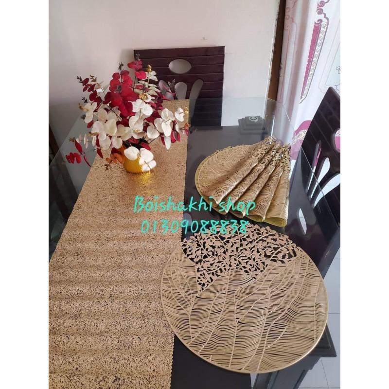 PVC Dining Mat with runner