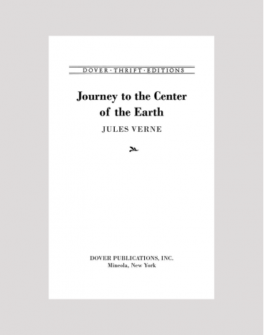 Journey to the Center of the Earth