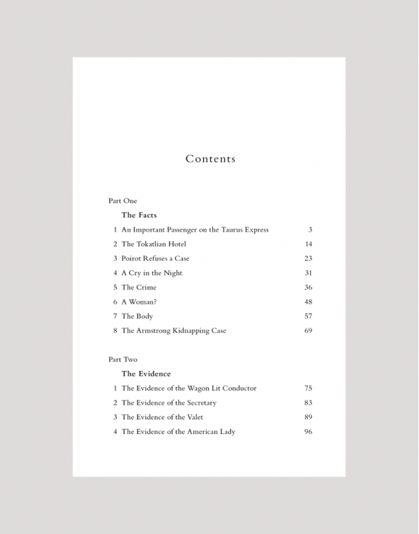 Murder on the Orient Express