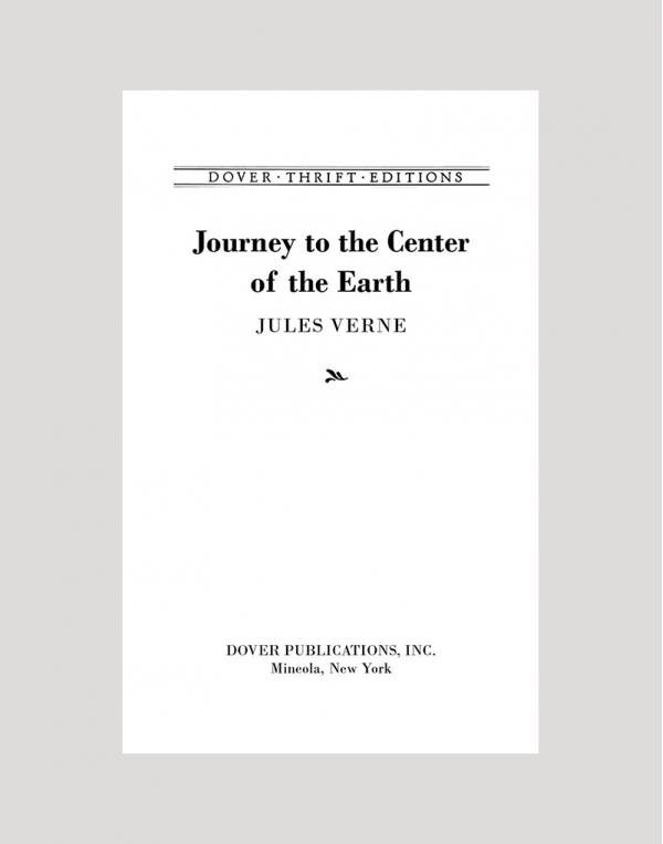 Journey to the Center of the Earth