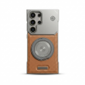 360 Kickstand PVC MagSafe Leather-Texture Shockproof Case