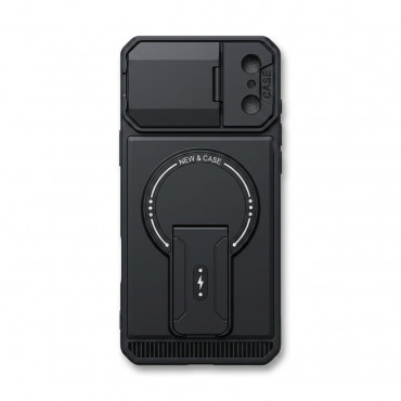 Shockproof Armor MagSafe Kickstand iPhone Case