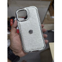 White Embossed Cloth Flower Case