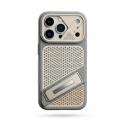 Rugged Mechanical Soft IPhone Case With Built-In Kickstand
