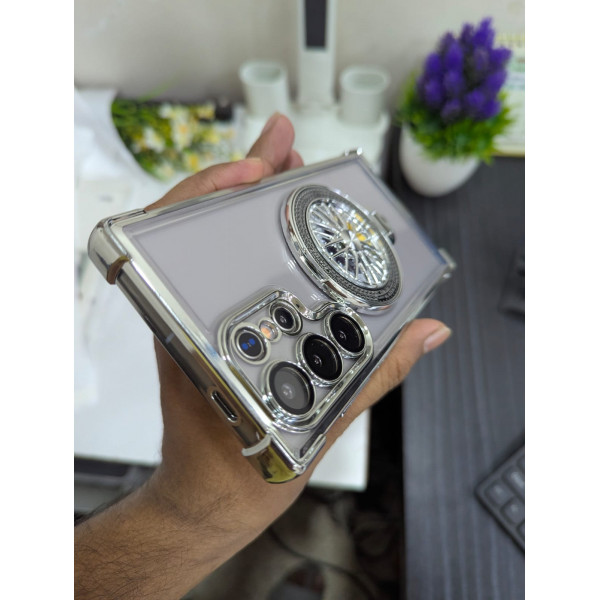 Plating Rotating Gyroscope Stand Magnetic Case 