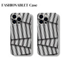 Modern Hard Geometric Stripe iPhone Case