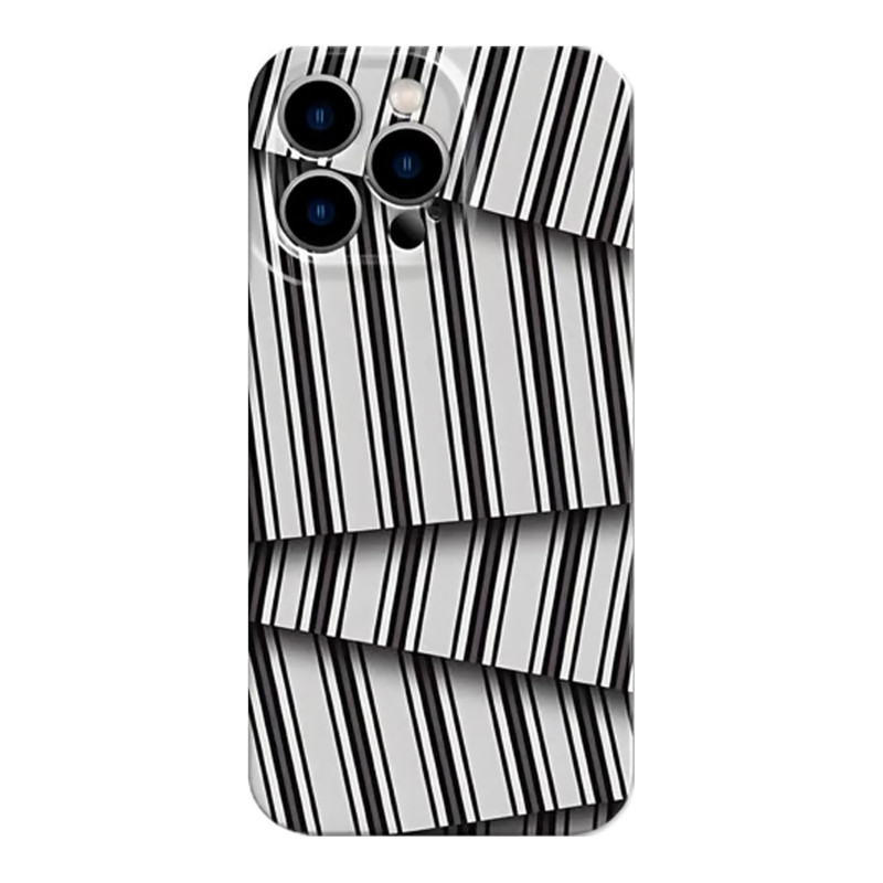 Modern Hard Geometric Stripe iPhone Case