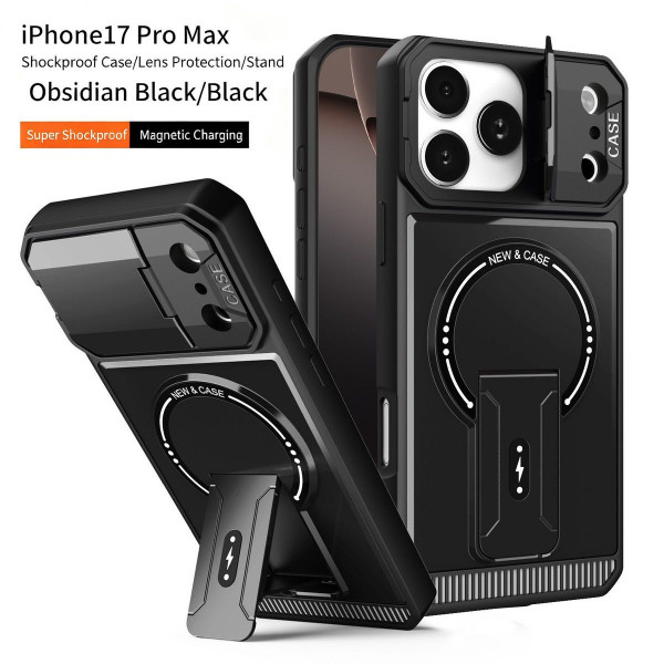 Shockproof Armor MagSafe Kickstand iPhone Case