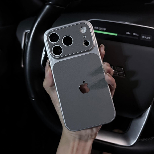 Luxury Matte Leather Texture Phone Case