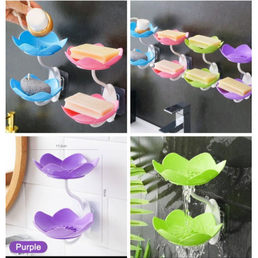 Double Layer Lotus Soap Holder