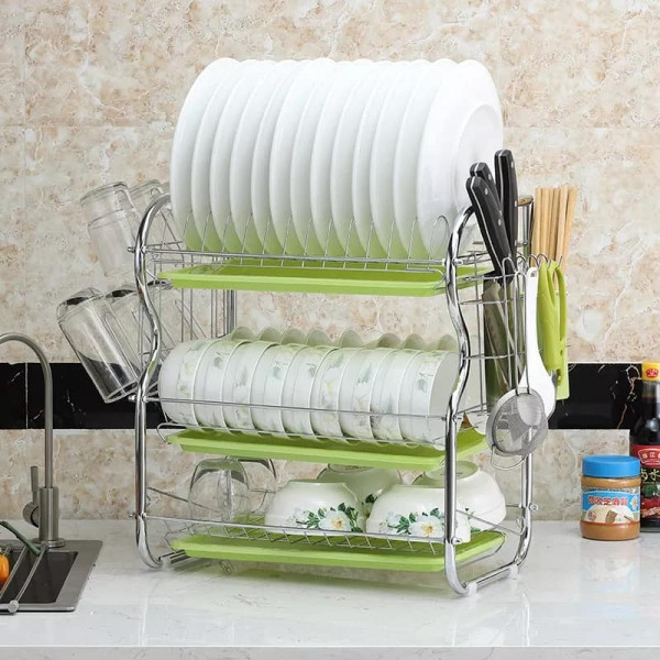 3 Layer Kitchen Rack With Tray