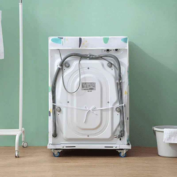14-20 KG Washing Machine Cover- (Blue Flower)