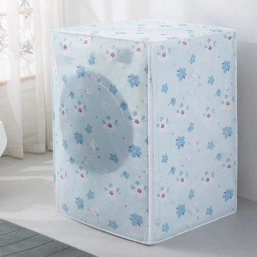 9-13 KG Washing Machine Cover- (Blue Flower)