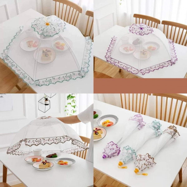 Umbrella Food Cover (Golden)