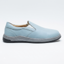 Slip On Leather Shoe Lite Sky Blue- DFSK 01