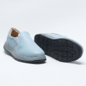 Slip On Leather Shoe Lite Sky Blue- DFSK 01